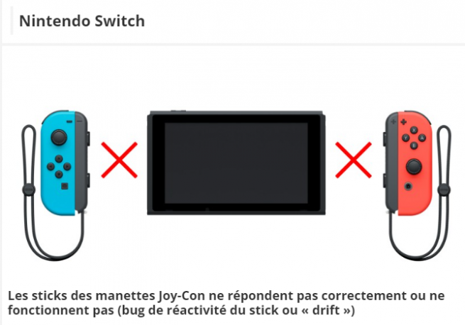 Switch] Nintendo va réparer gratuitement les Joy-Con même sans