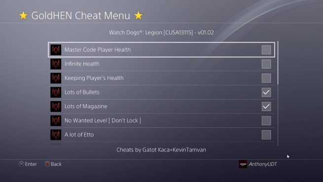 Playstation 4] GoldCheat Updater – Utilize Cheats no PS4 – NewsInside